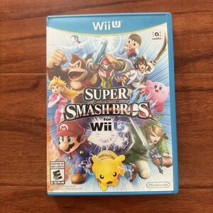 Super Smash Bros. Nintendo Wii U Complete CIB Tested Working